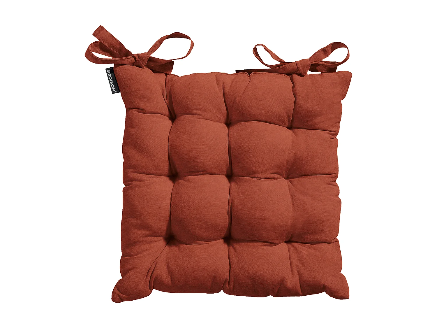 Coussin d'assise Panama Terra - Environ 46 x 46 cm - Lot de 4