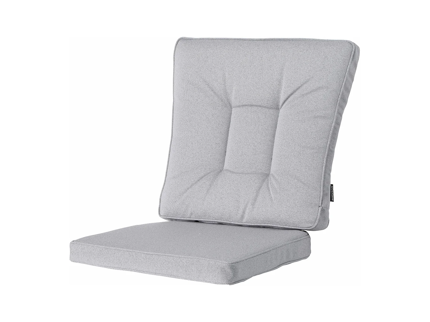 Ensemble de salle à manger d'extérieur en osier Manchester gris clair - Env. 95 x 46 cm