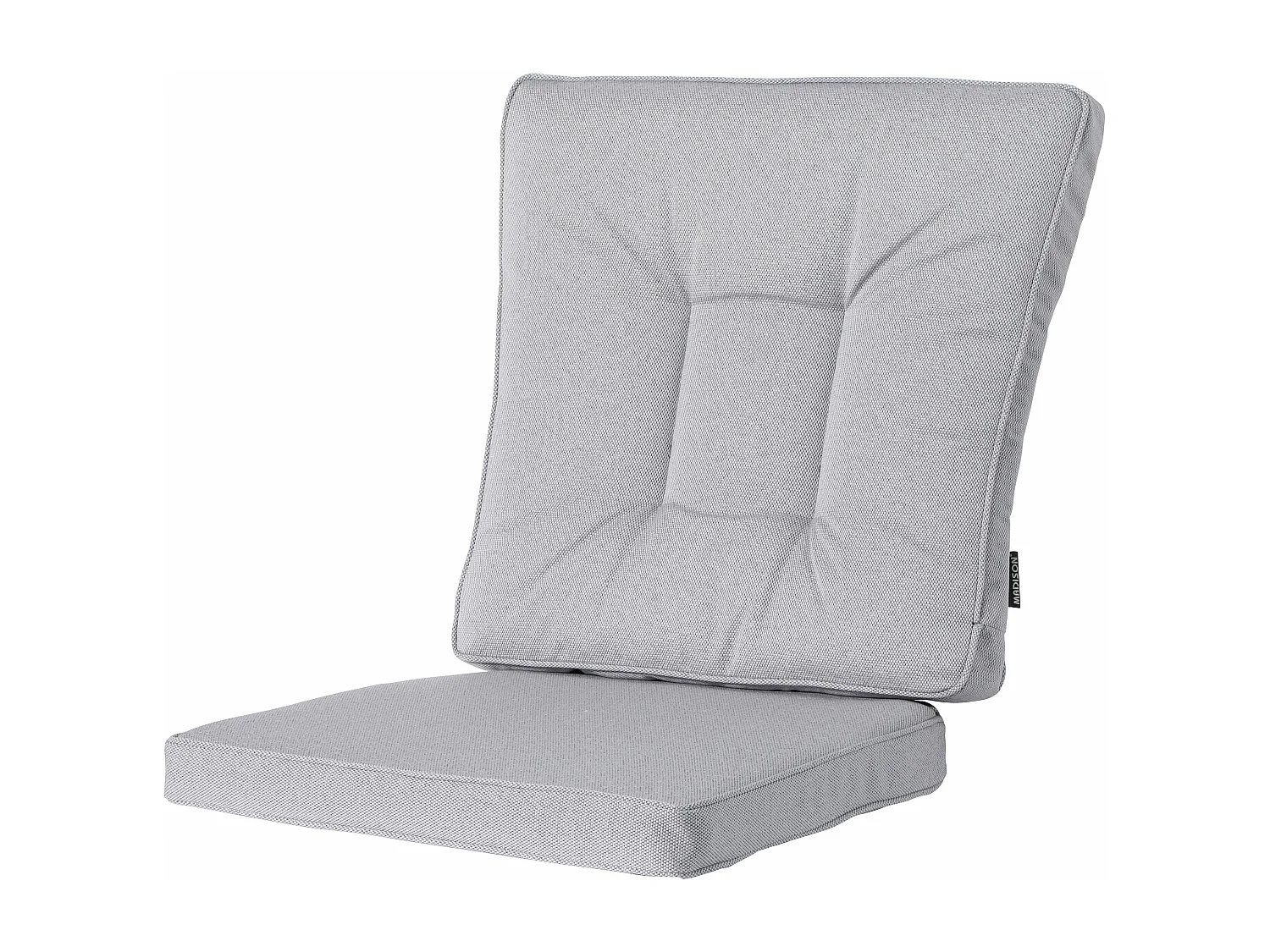 Ensemble de salle à manger d'extérieur en osier Manchester gris clair - Env. 95 x 46 cm