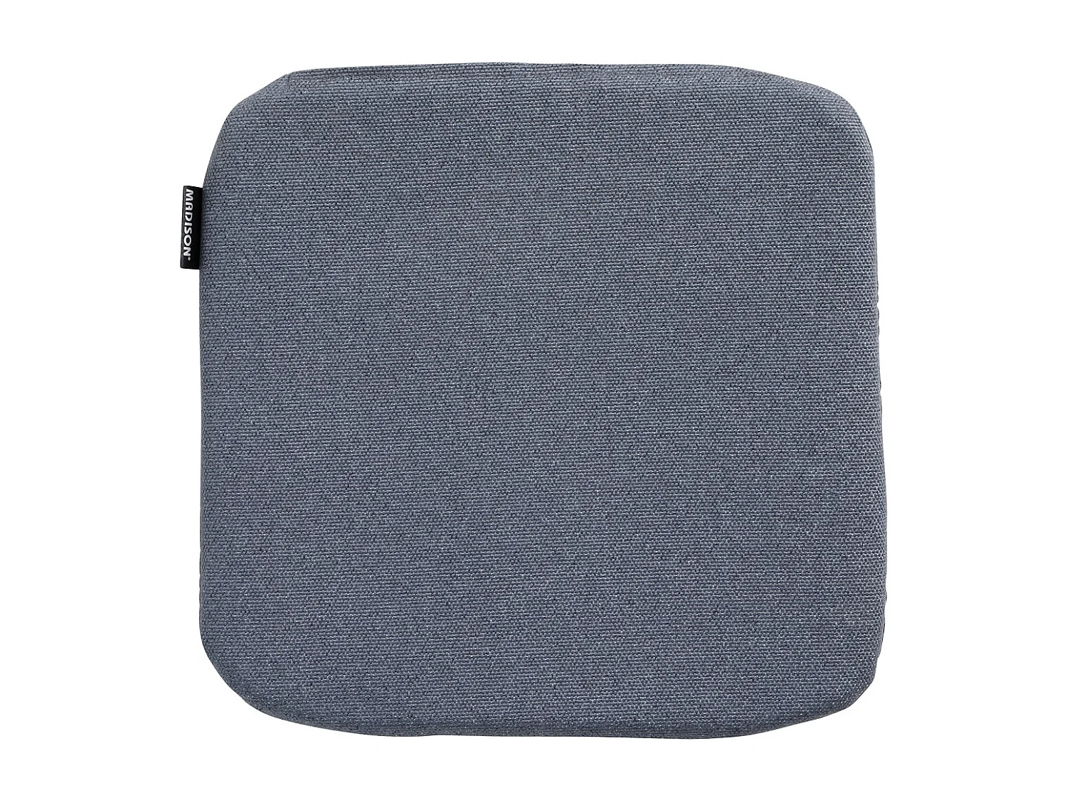 Cojín de asiento Manchester gris denim - Aprox. 40x40 cm - Juego de 4