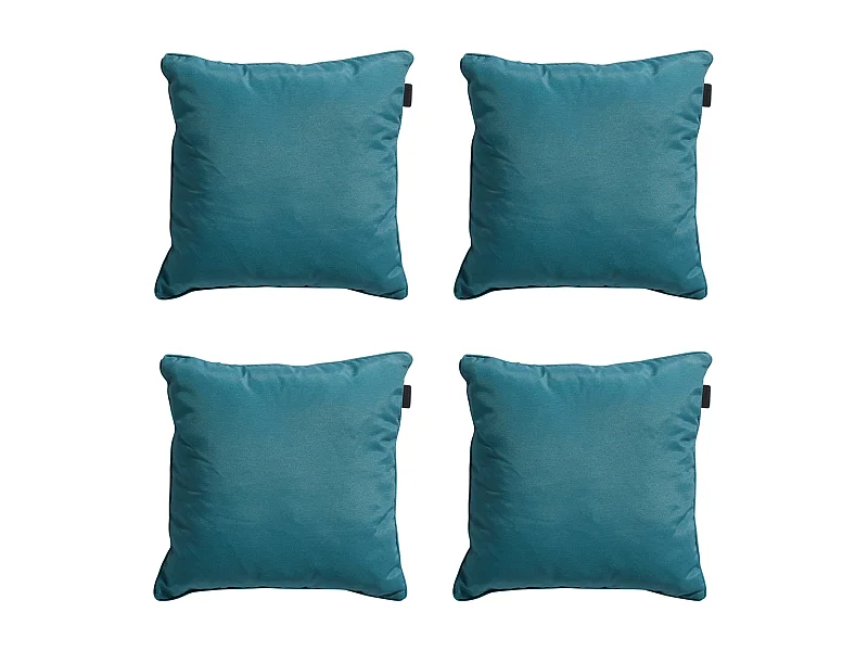 Sierkussen Panama sea blue - Ca. 60x60 cm - Set van 4