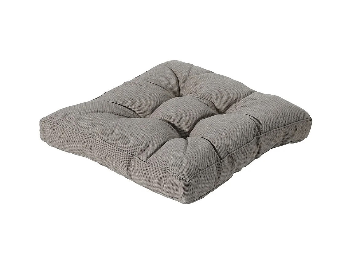 Coussin d'assise Florance Rib liver - Environ 73x73 cm - Lot de 2