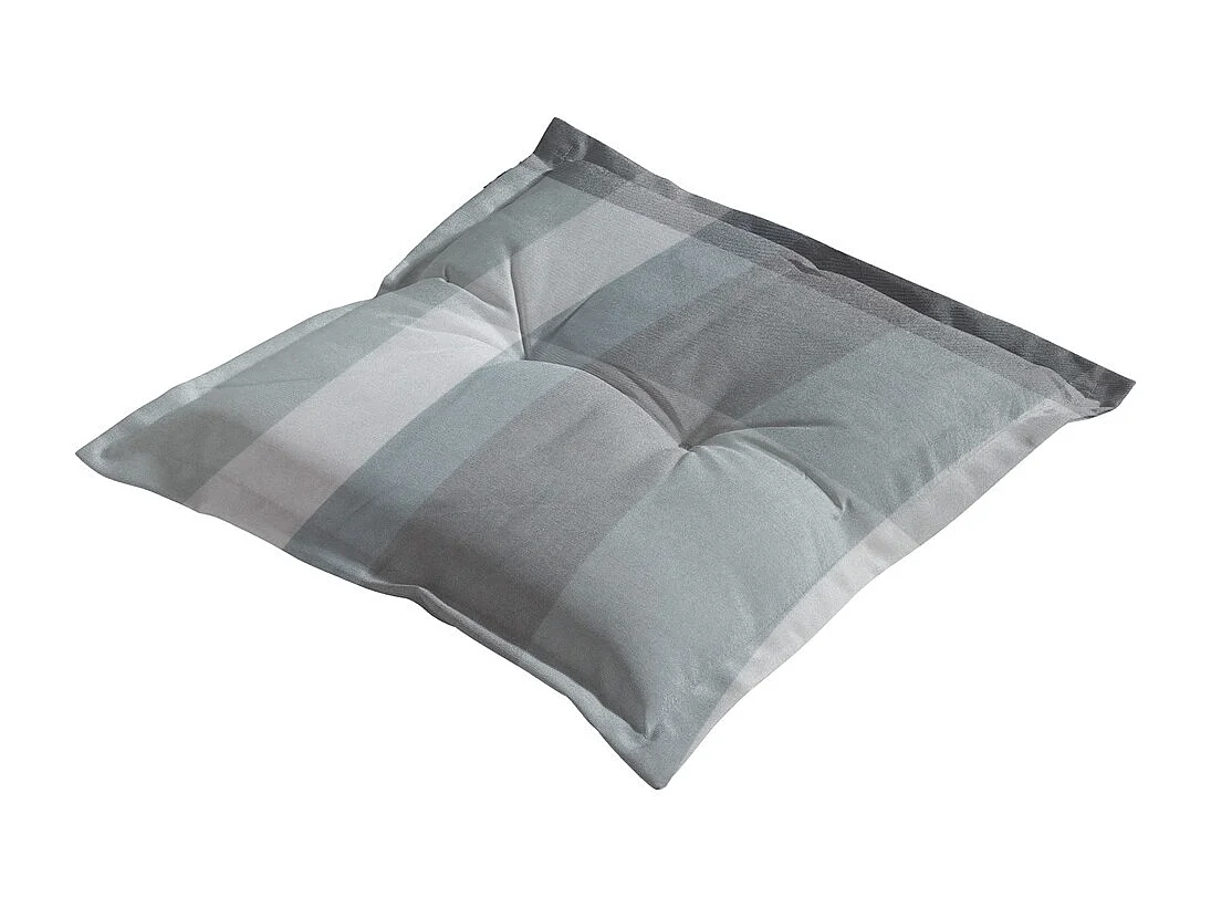 Coussin d'assise Sya gris - Environ 50x50 cm - Lot de 4