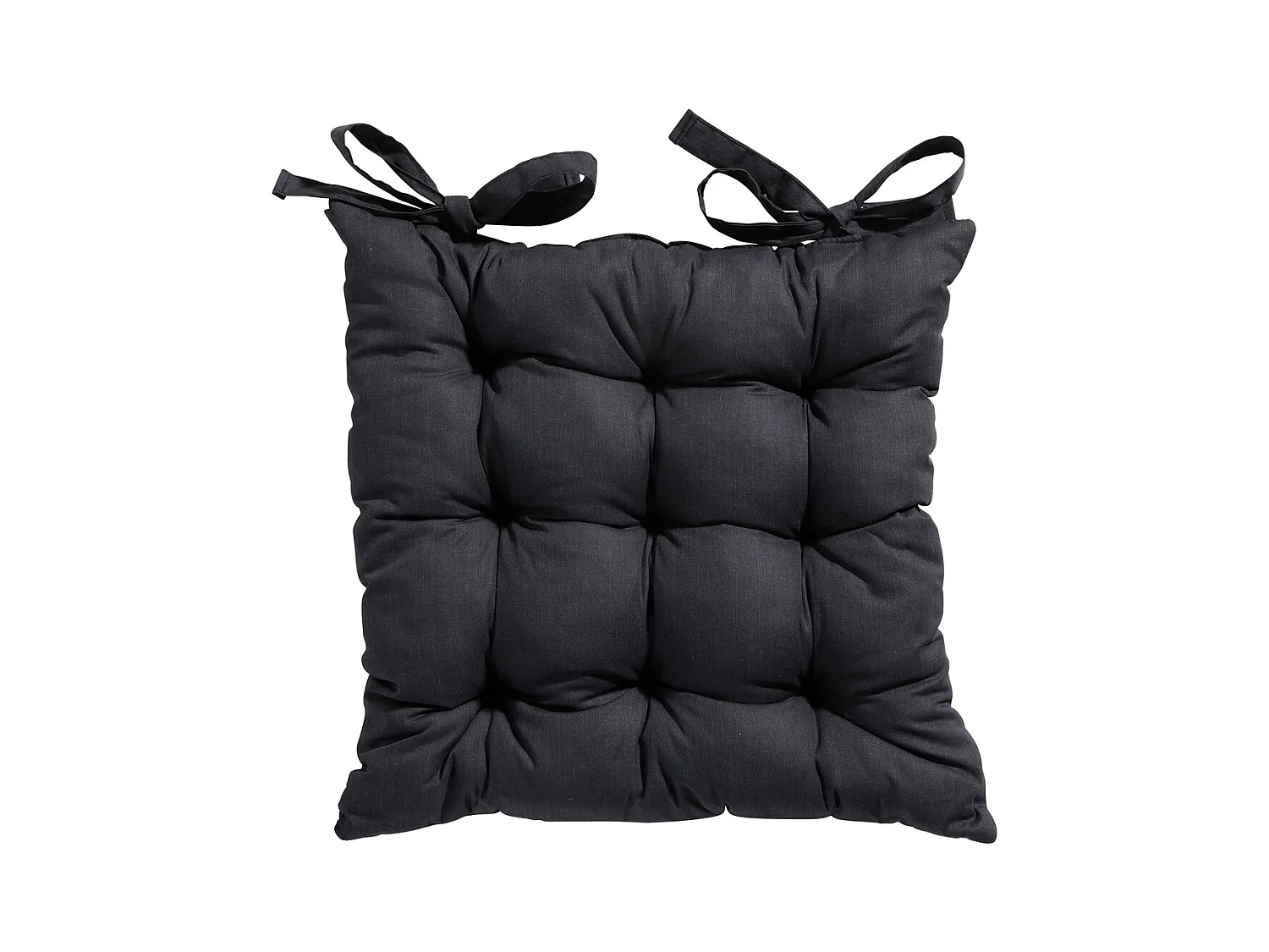 Sitzkissen Tuscany Basic schwarz - Ca. 46x46 cm - 4er Set