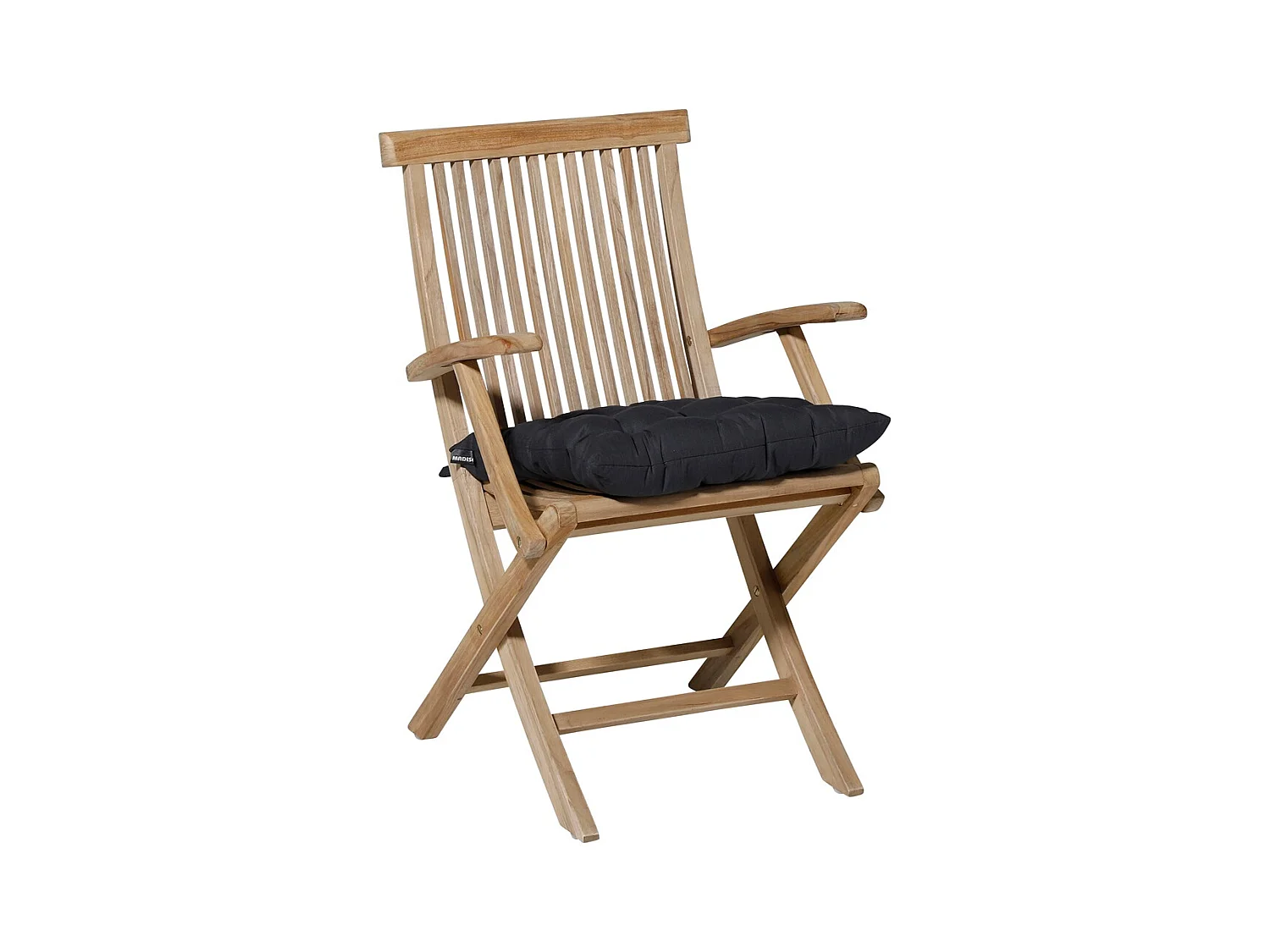 Sitzkissen Tuscany Basic schwarz - Ca. 46x46 cm - 4er Set