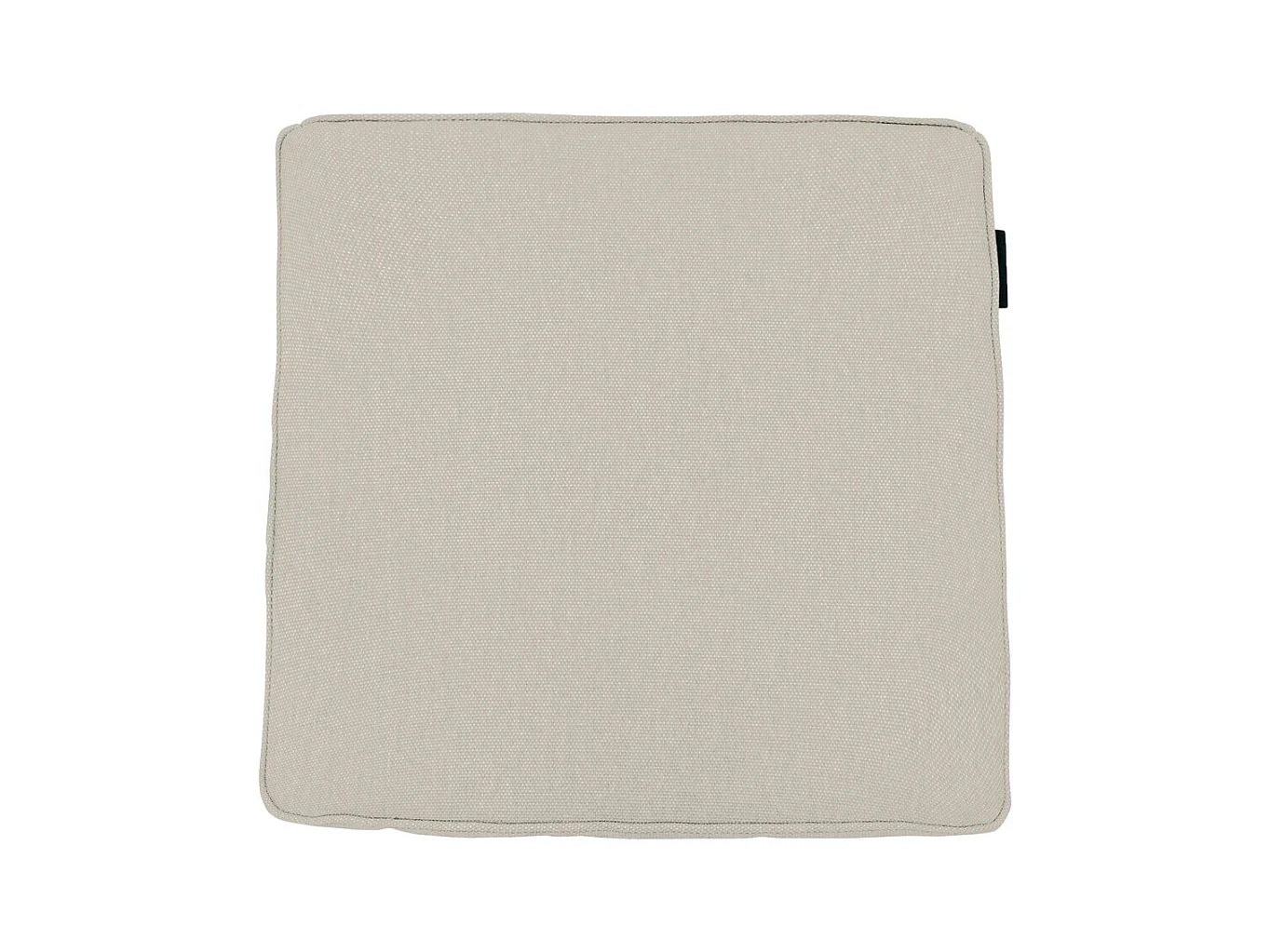Coussin d'assise en toile beige éco+ - Environ 40 x 40 cm - Lot de 4