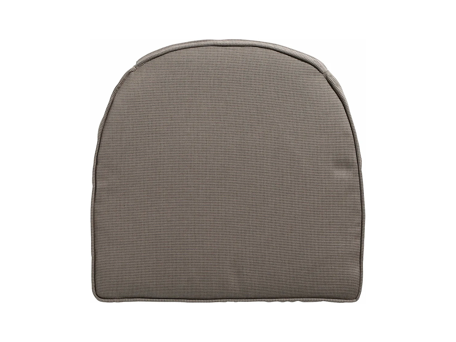 Coussin d'assise en osier York Rib foie - Environ 48 x 48 cm - Lot de 4