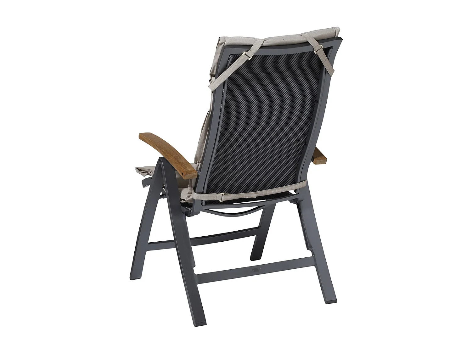 Coussin de jardin Fiber Deluxe Panama lin - Env. 125x50 cm - Lot de 4