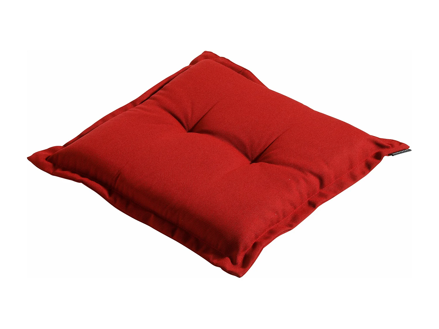 Coussin d'assise Rib rouge - Environ 50x50 cm - Lot de 4