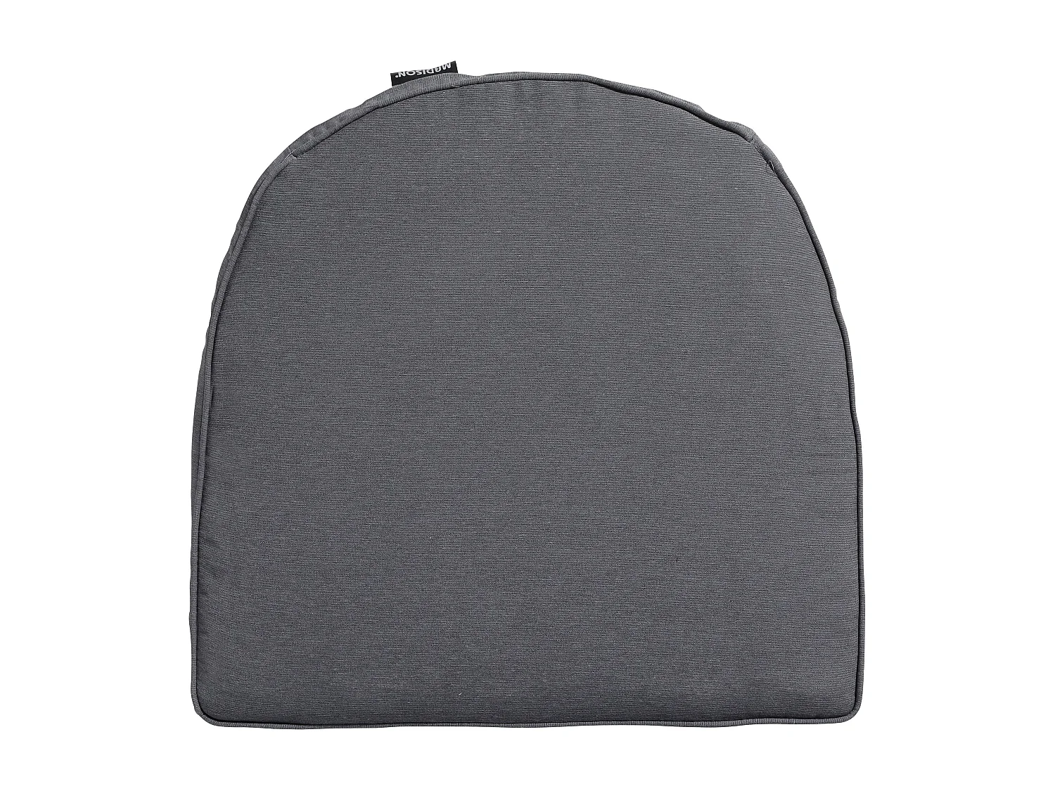 Coussin d'assise Panama gris - Environ 48 x 48 cm - Lot de 4