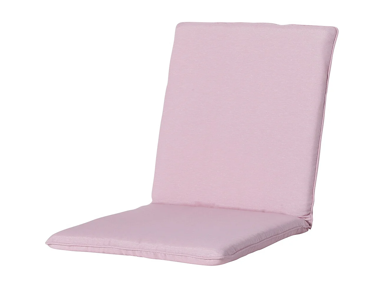 Coussin de chaise empilable Panama rose tendre - Env. 97 x 49 cm - Lot de 4