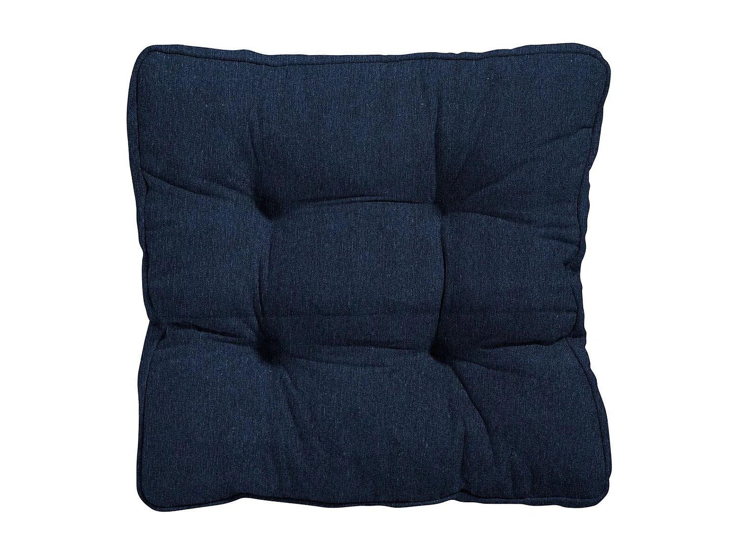 Coussin d'assise Florance Panama indigo - Env. 47x47 cm - Lot de 4