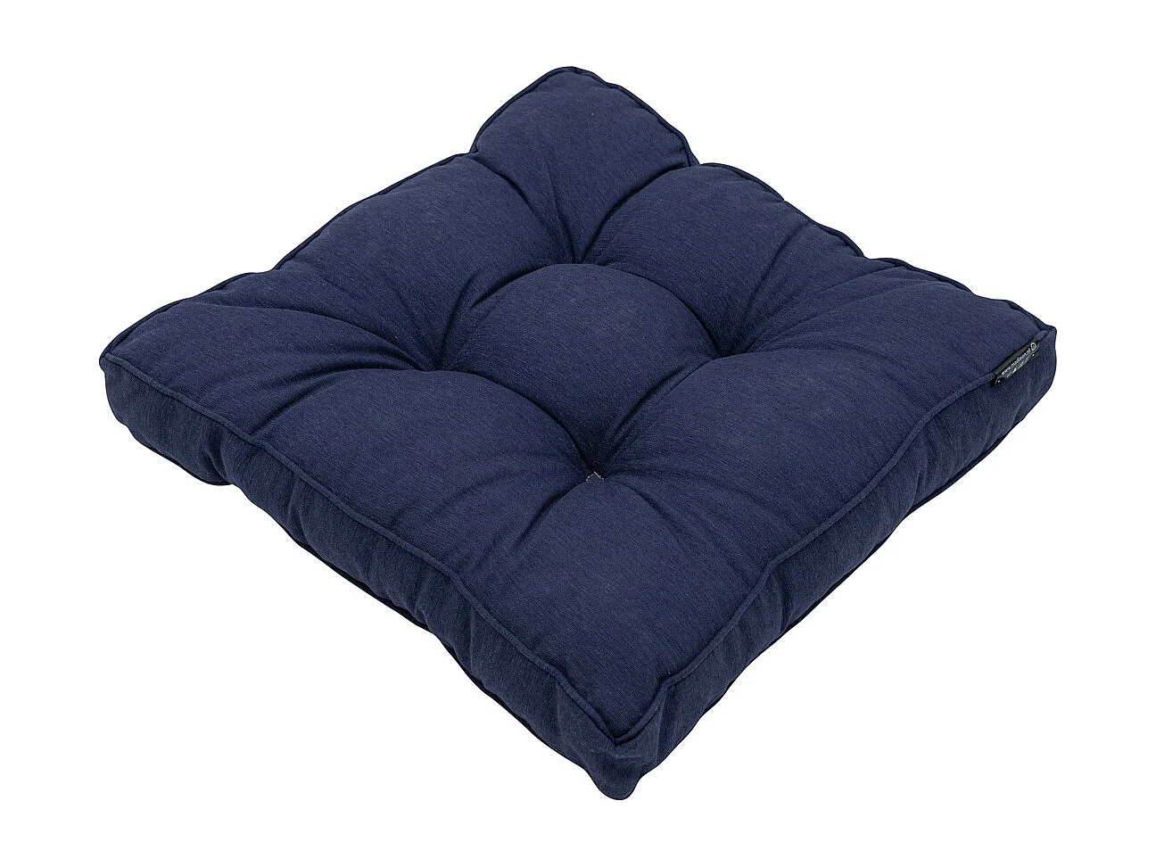 Coussin d'assise Florance Panama indigo - Env. 47x47 cm - Lot de 4