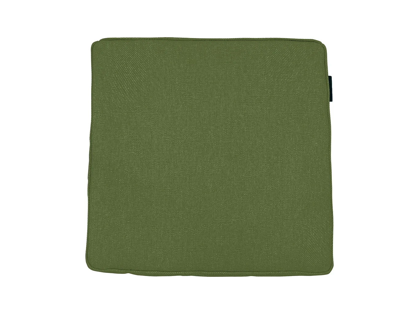 Coussin d'assise en toile éco+ vert mousse - Dimensions approximatives : 40 x 40 cm - Lot de 4