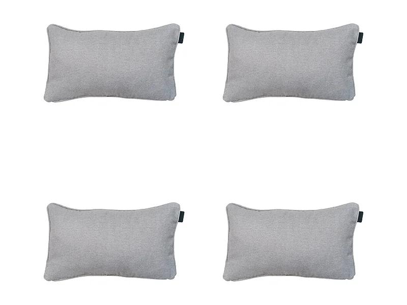 Sierkussen Napels grey - Ca. 30x50 cm - Set van 4