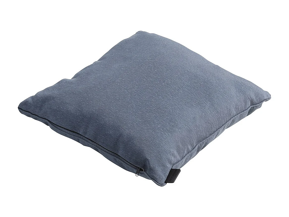 Coussin décoratif Panama bleu saphir - Env. 45x45 cm - Lot de 4