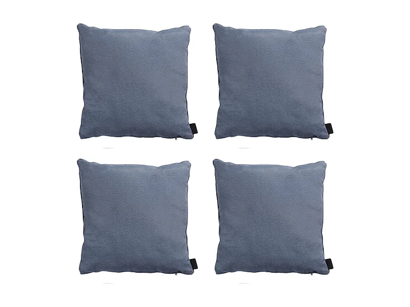 Dekokissen Panama Saphirblau - Ca. 45x45 cm - 4er Set