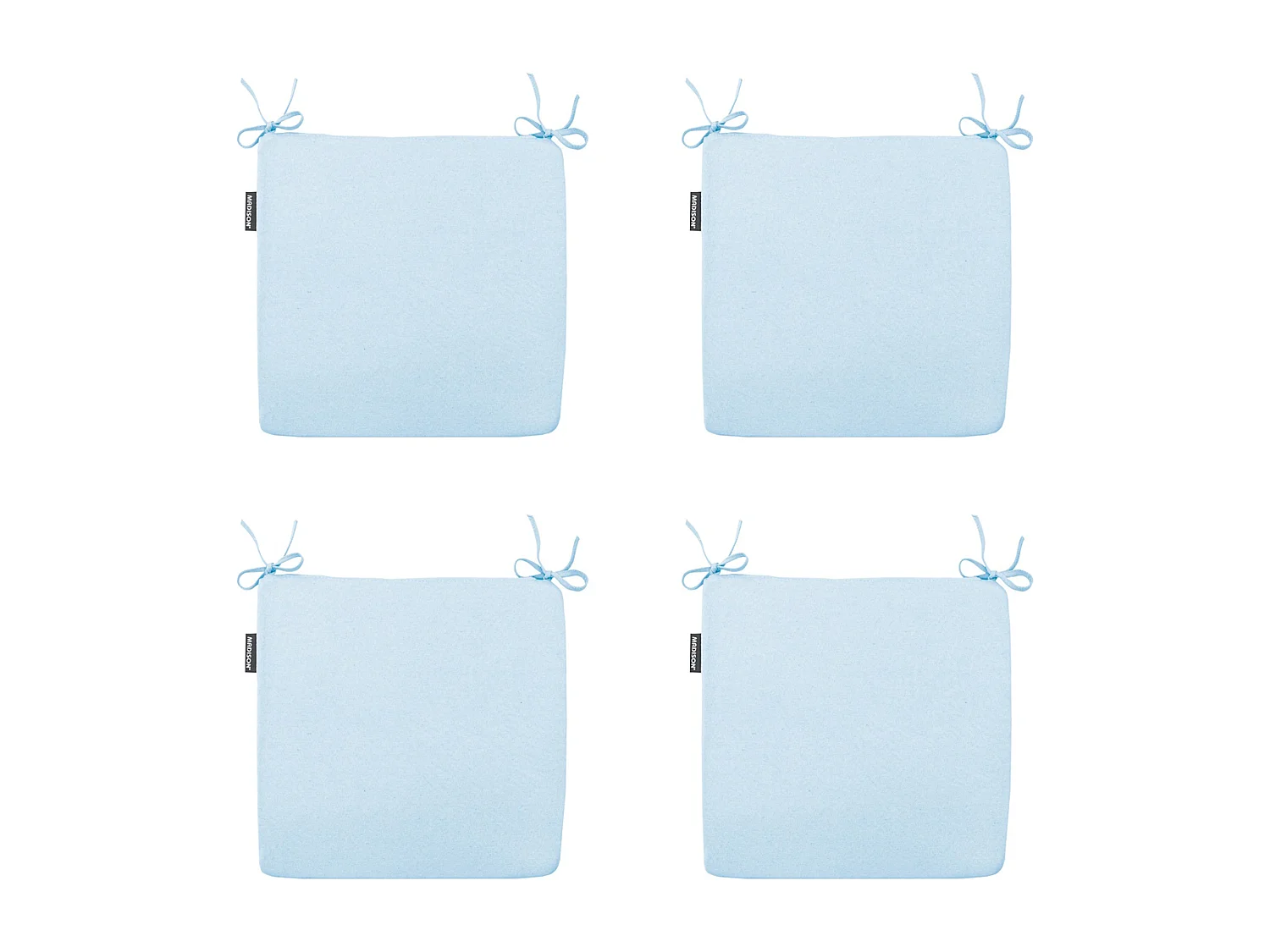 Coussin d'assise Panama Skyway - Environ 40x40 cm - Lot de 4