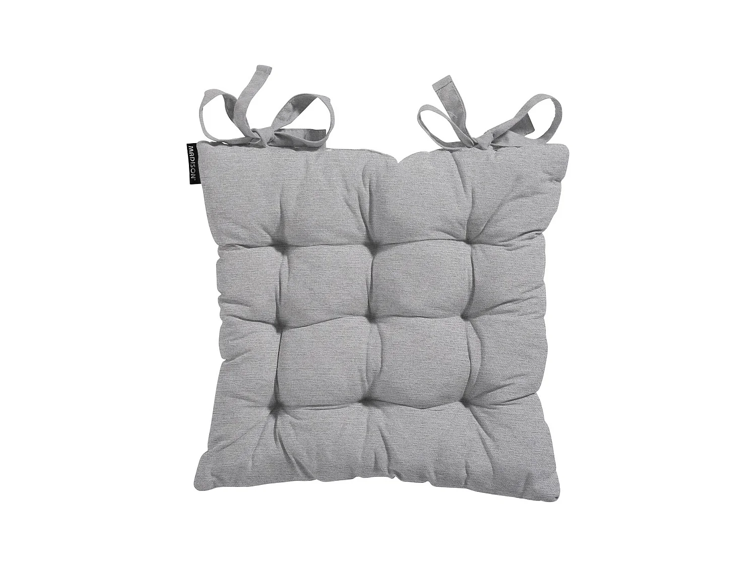 Coussin d'assise Toscane Naples gris - Env. 46 x 46 cm - Lot de 4