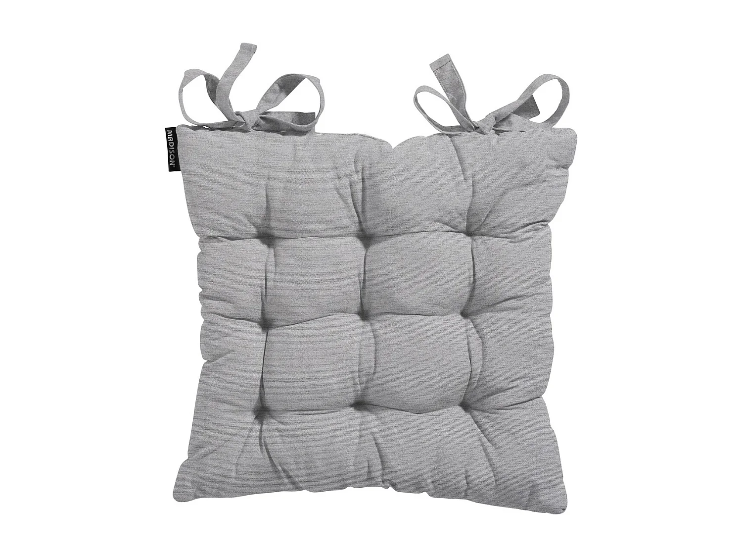 Coussin d'assise Toscane Naples gris - Env. 46 x 46 cm - Lot de 4