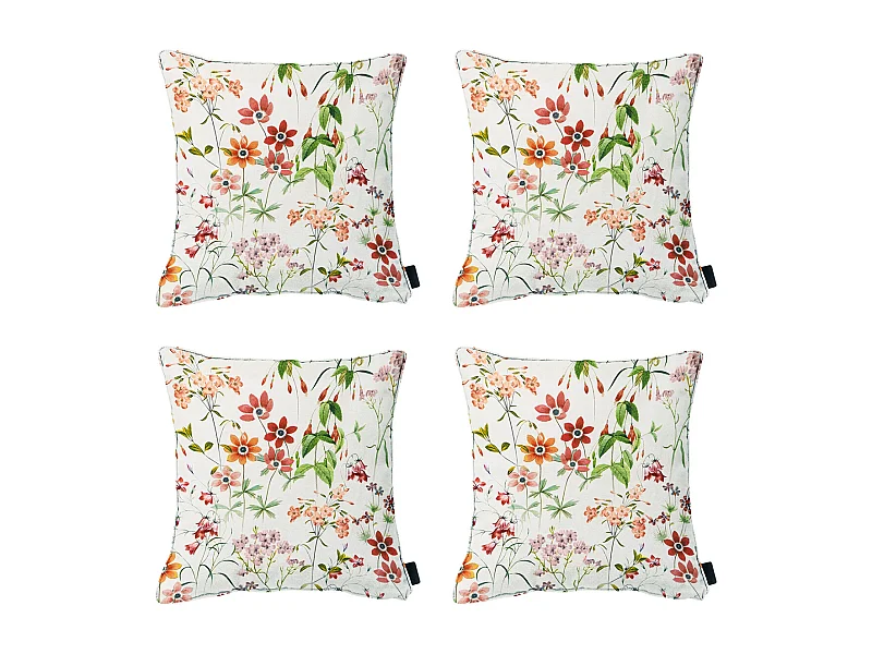 Coussin décoratif Milly naturel - Env. 50x50 cm - Lot de 4