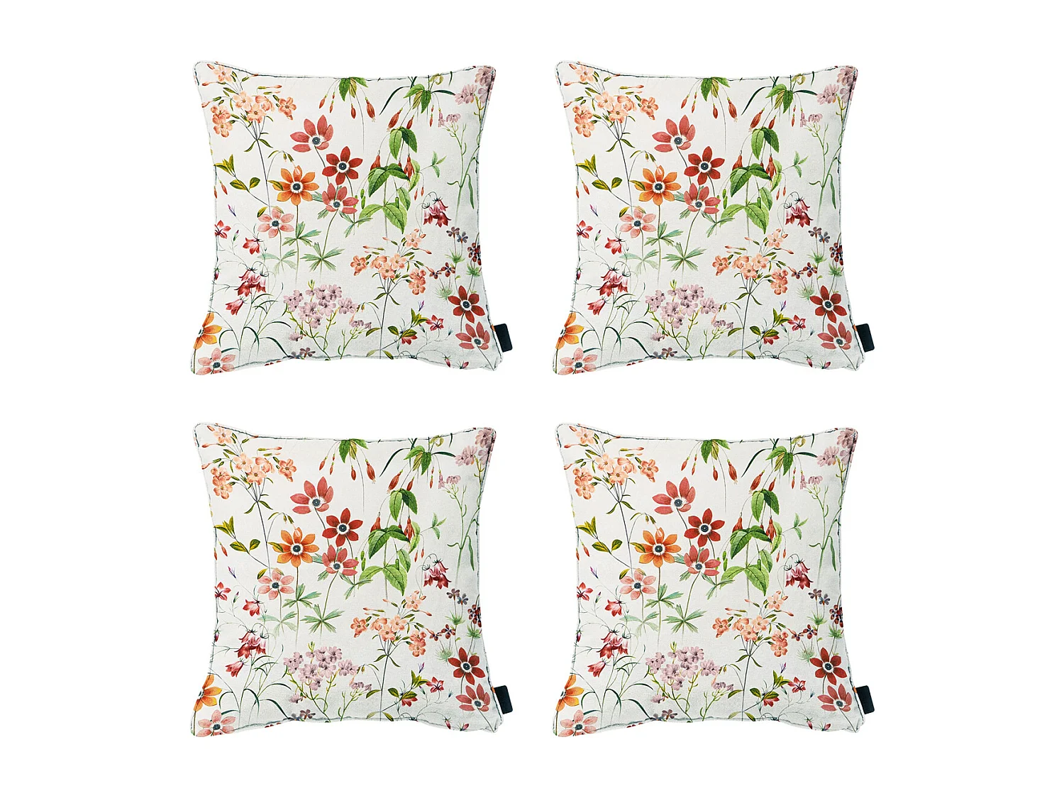 Sierkussen Milly natural - Ca. 50x50 cm - Set van 4