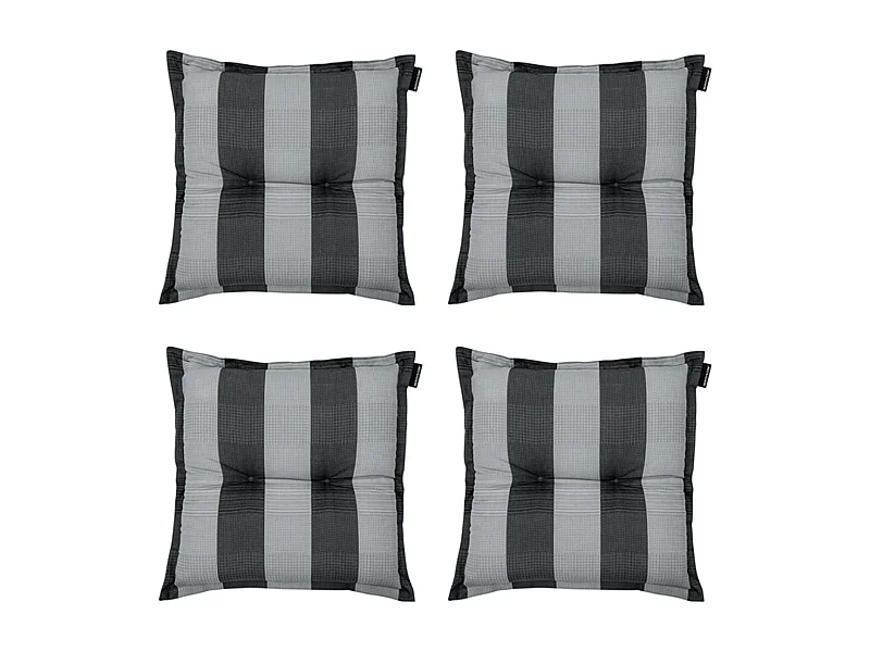 Zitkussen Alice grey - Ca. 50x50 cm - Set van 4