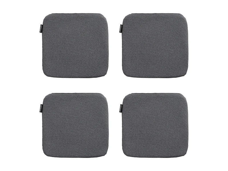 Zitkussen Manchester grey - Ca. 40x40 cm - Set van 4