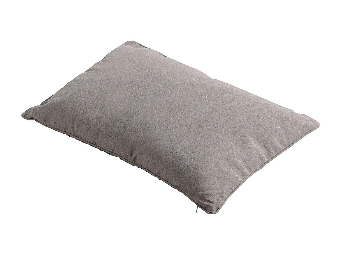Coussin décoratif Panama taupe - Env. 40x60 cm - Lot de 4
