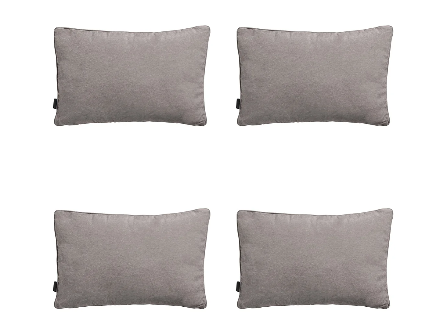 Sierkussen Panama taupe - Ca. 40x60 cm - Set van 4