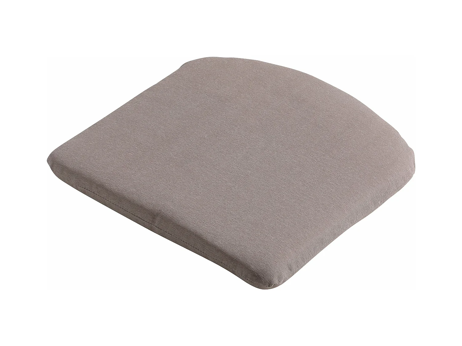 Coussin d'assise Panama taupe - Env. 46x48 cm - Lot de 4