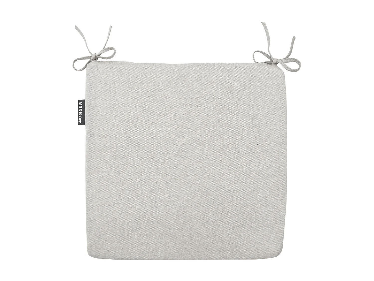 Coussin d'assise en lin Panama - Environ 40x40 cm - Lot de 4