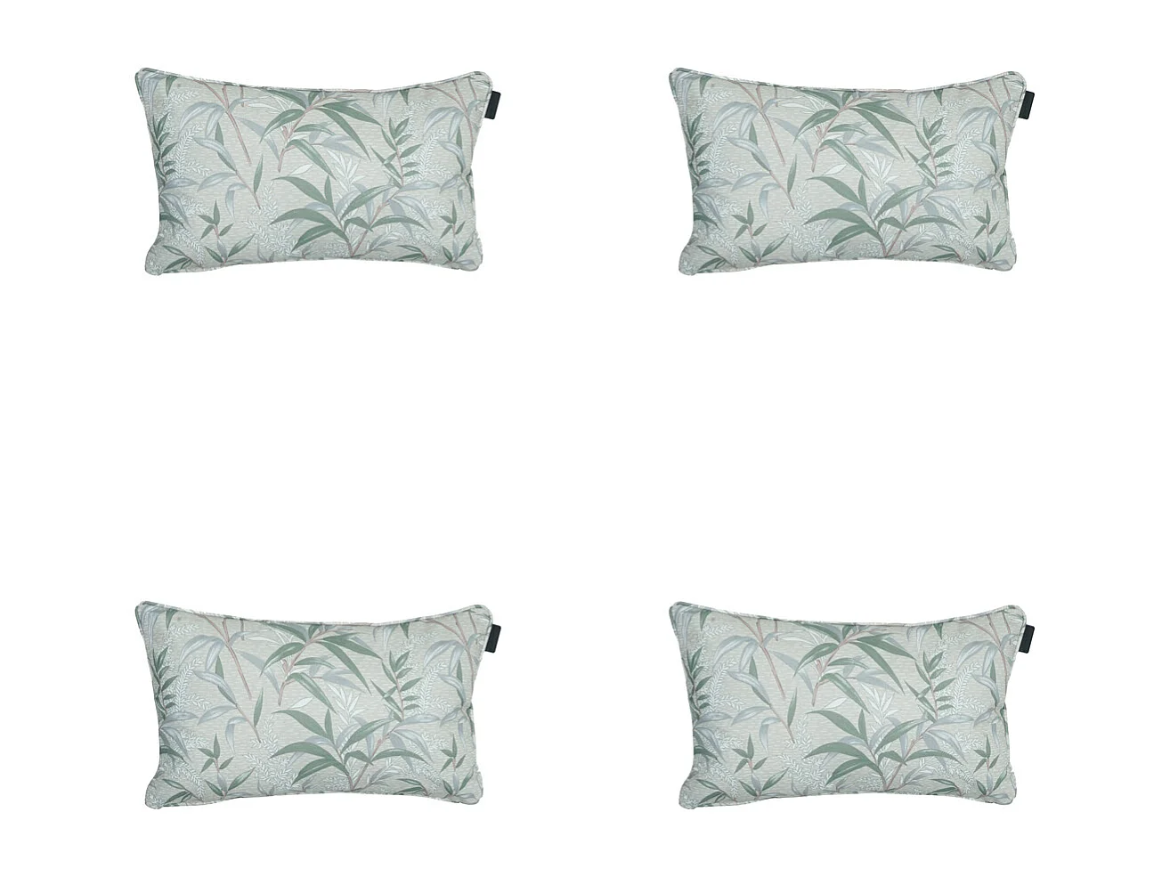 Coussin décoratif Palma naturel - Environ 30x50 cm - Lot de 4