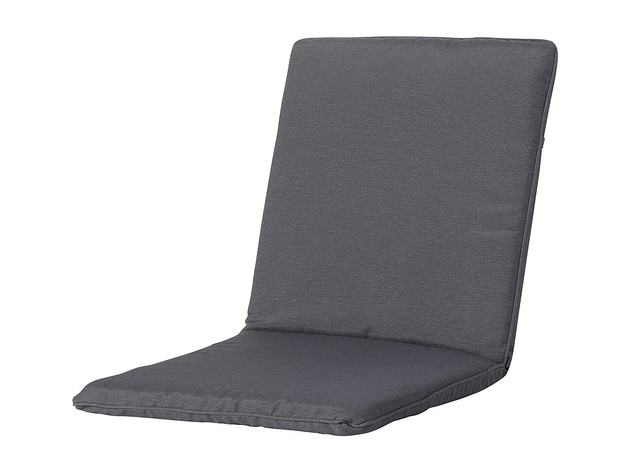 Coussin de chaise empilable Panama gris - Environ 97 x 49 cm - Lot de 4