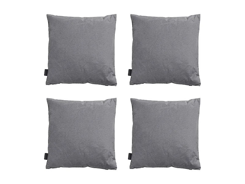 Dekokissen Panama grau - Ca. 45x45 cm - 4er Set