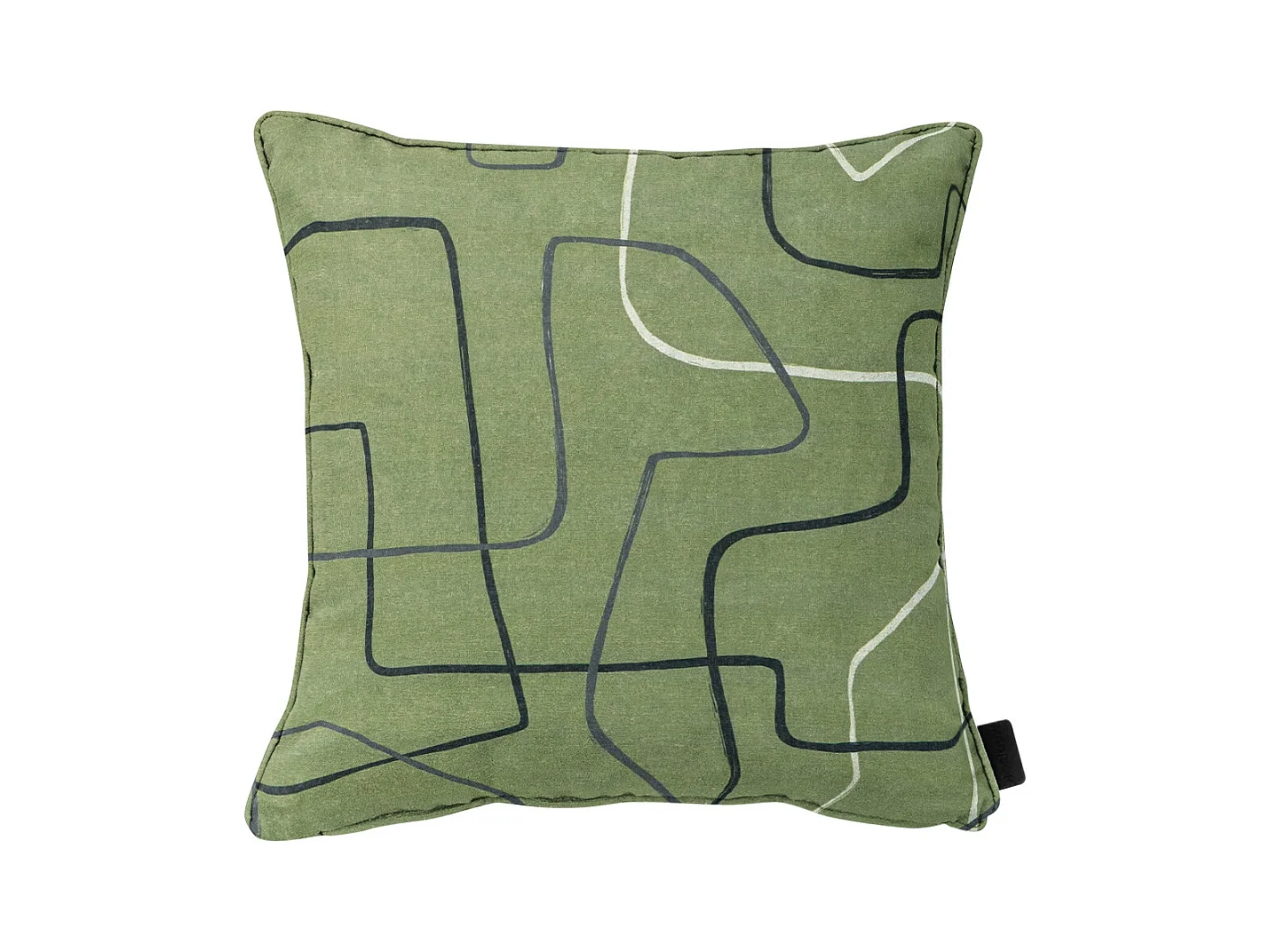 Coussin décoratif Joah sauge - Env. 50x50 cm - Lot de 4
