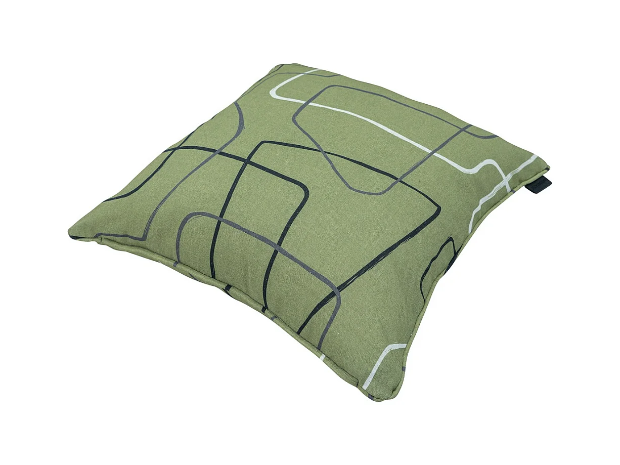 Coussin décoratif Joah sauge - Env. 50x50 cm - Lot de 4