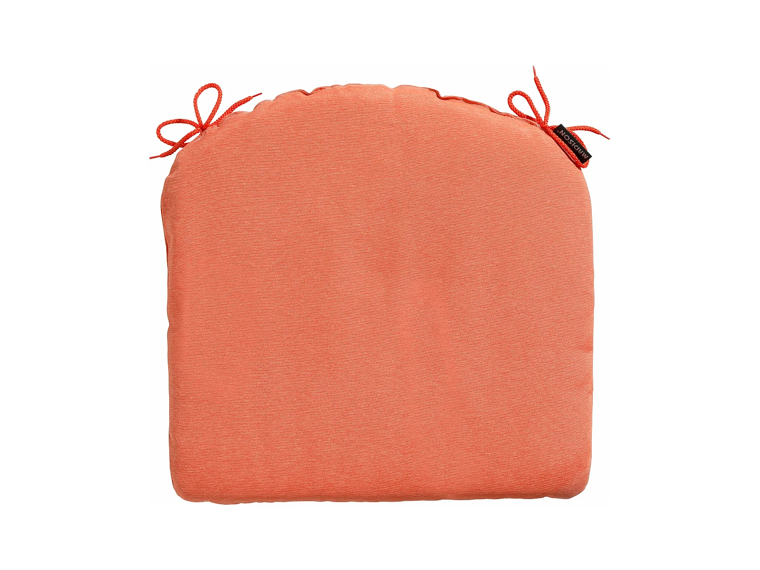 Coussin d'assise Panama orange flamme - Env. 46x48 cm - Lot de 4