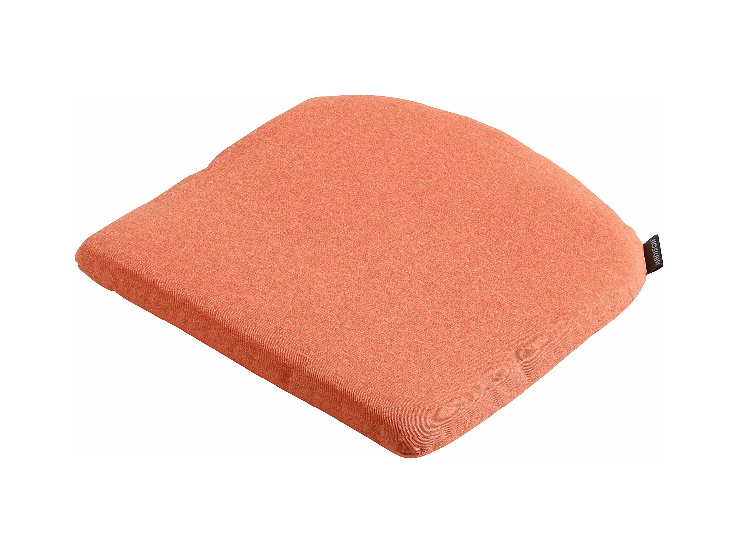 Coussin d'assise Panama orange flamme - Env. 46x48 cm - Lot de 4