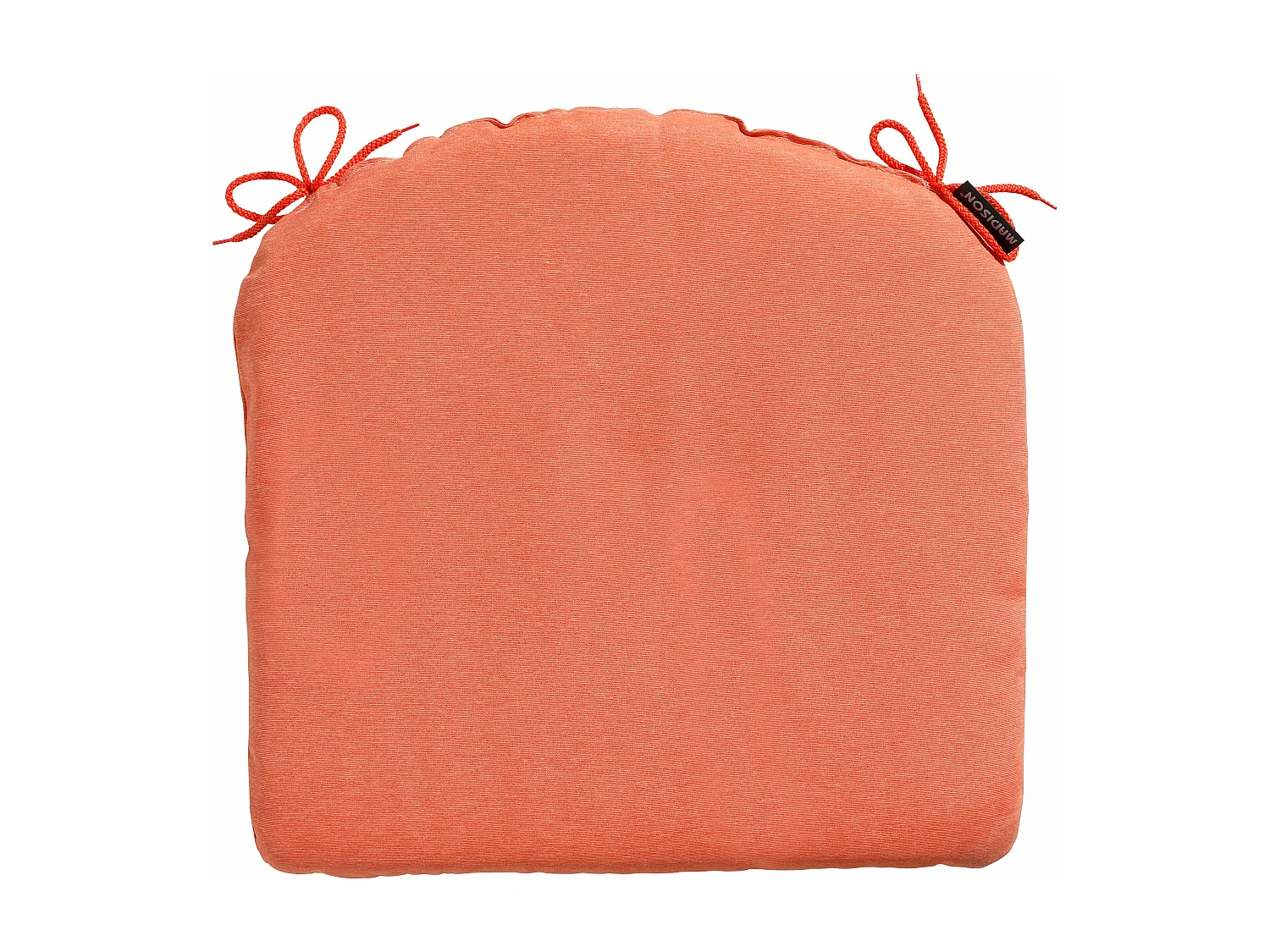 Coussin d'assise Panama orange flamme - Env. 46x48 cm - Lot de 4