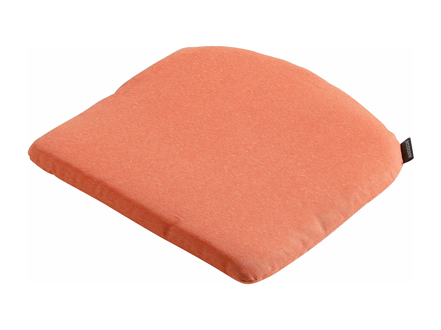Coussin d'assise Panama orange flamme - Env. 46x48 cm - Lot de 4