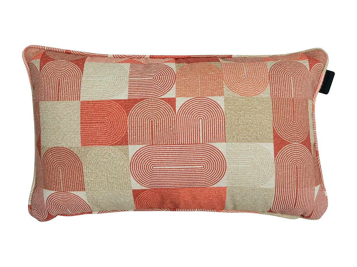 Coussin décoratif Jacky terra - Env. 30x50 cm - Lot de 4