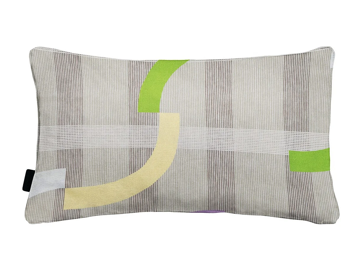 Coussin décoratif Tess violet - Env. 30x50 cm - Lot de 4