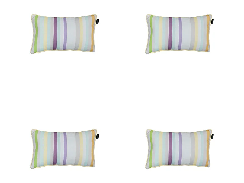 Dekokissen Righe lila - Ca. 30x50 cm - 4er Set
