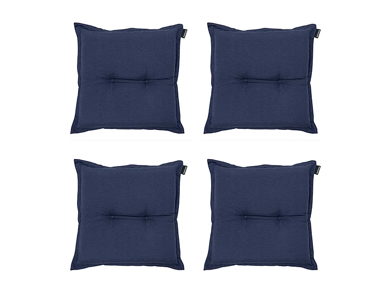 Sitzkissen Panama indigo - Ca. 50x50 cm - 4er Set