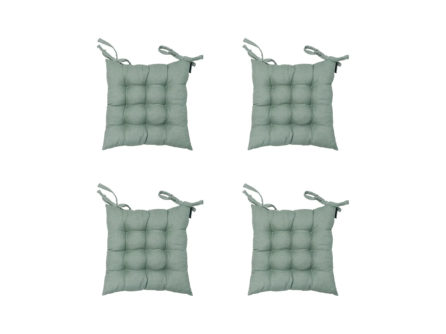 Sitzkissen Toskana Neapel khaki - Ca. 46x46 cm - 4er Set