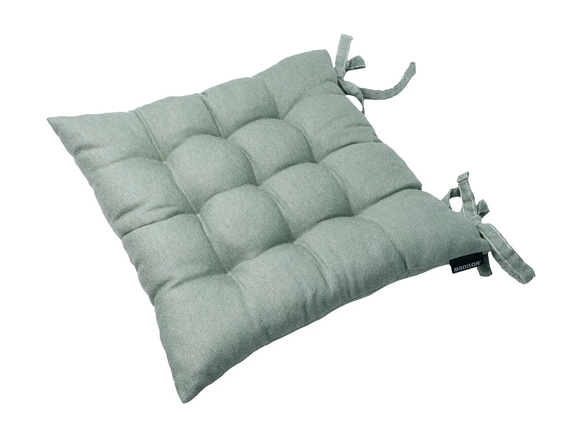 Coussin d'assise Tuscany Naples kaki - Environ 46 x 46 cm - Lot de 4