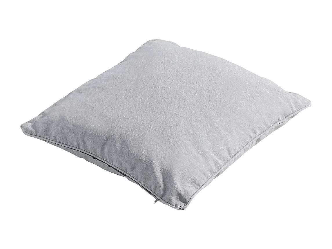 Coussin décoratif Panama gris clair - Env. 45x45 cm - Lot de 4