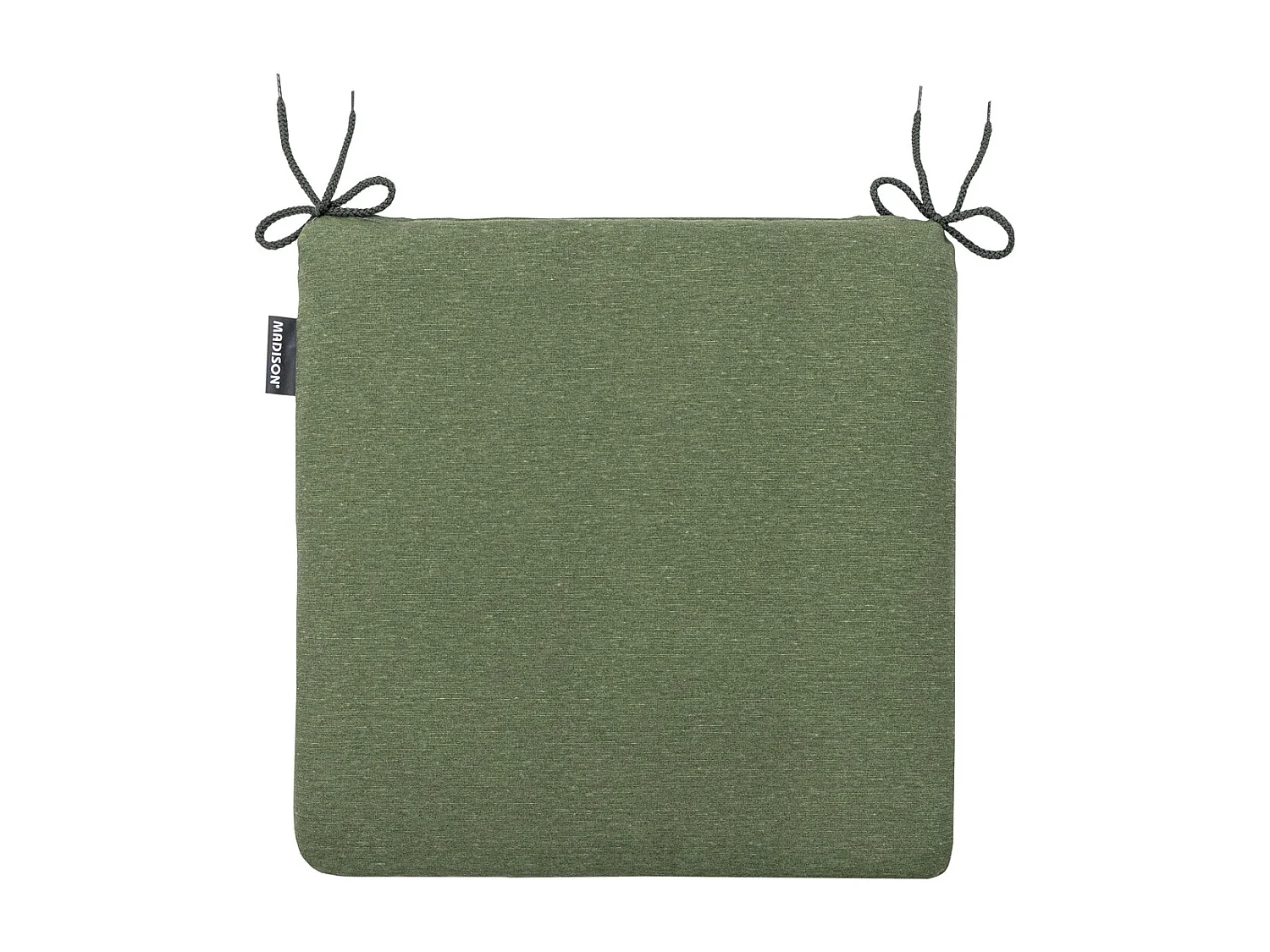 Coussin d'assise Panama vert - Environ 40 x 40 cm - Lot de 4
