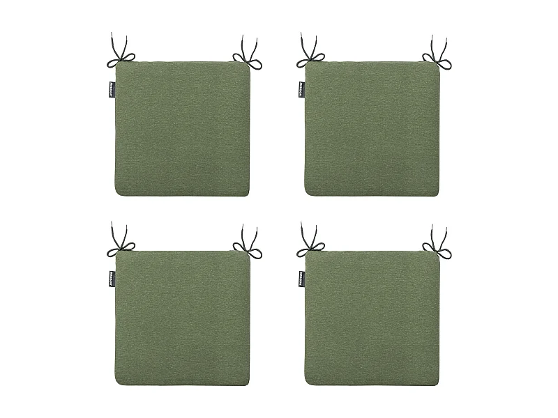 Zitkussen Panama green - Ca. 40x40 cm - Set van 4